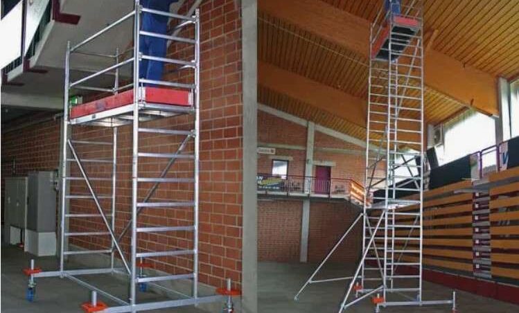 Строительные леса или вышка-тура: что выбрать для работ на высоте в частном доме