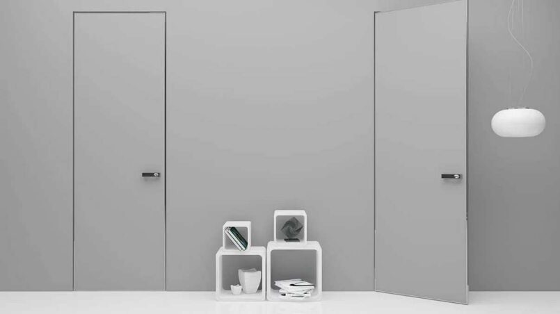 Изготовление и монтаж скрытых дверей (invisible door) в стену с панелями Изготовление и монтаж скрытых дверей (invisible door) в стену с панелями