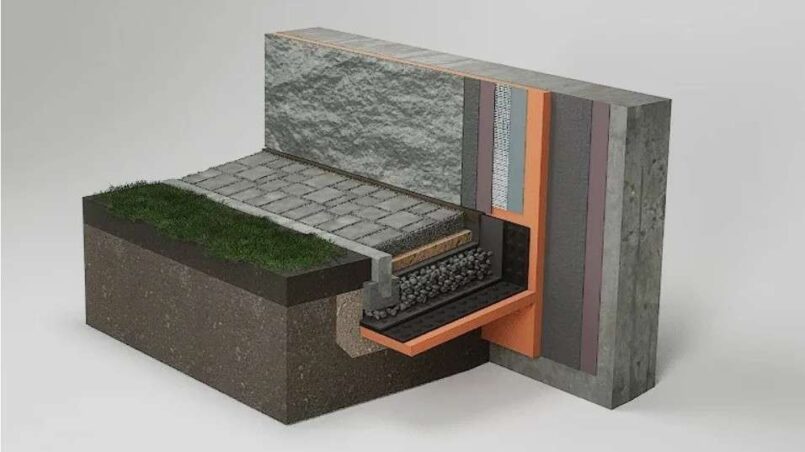 Тёплая отмостка с пеноплексом: шведская плита для защиты фундамента от пучения грунта