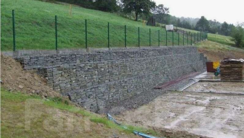 Укрепление откосов участка габионами: простая и надежная схема террасирования склона своими руками