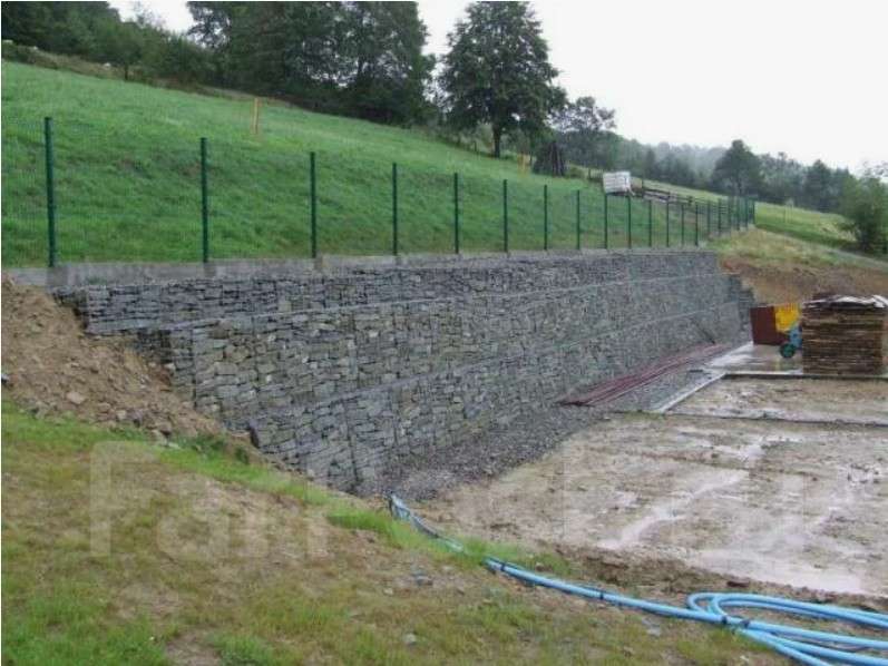 Укрепление откосов участка габионами: простая и надежная схема террасирования склона своими руками