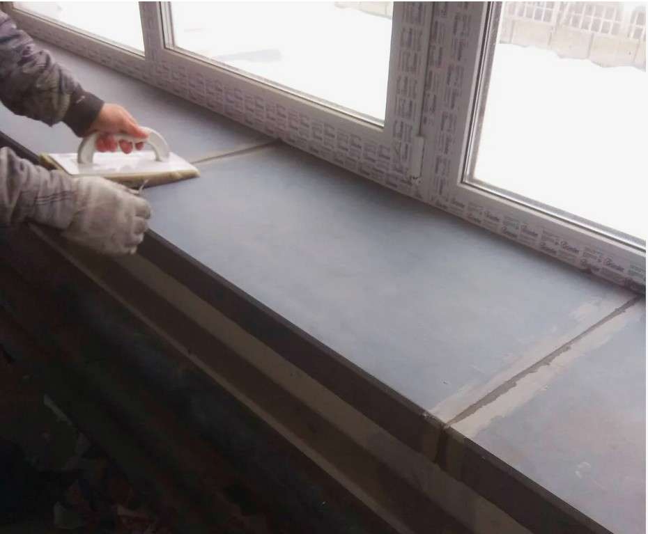 Как сделать бетонный подоконник своими руками: от формы до идеальной шлифовки