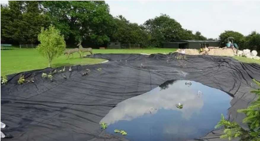 Как самостоятельно создать искусственный пруд с EPDM-пленкой: от рытья котлована до каменной маскировки берега